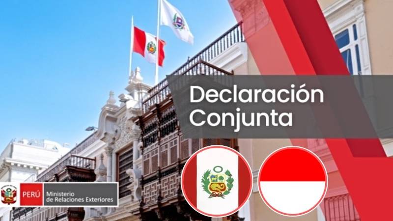 indonesia perú declaración cancillería comercio 