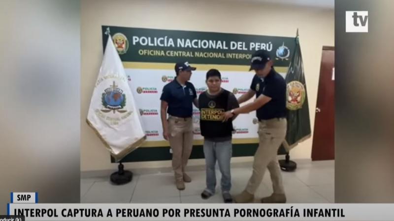 policia nacional Interpol Estados Unidos   Pedofilia  