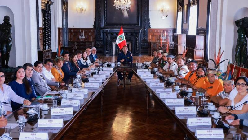 presidente josé jerí pcm comunidades indígenas