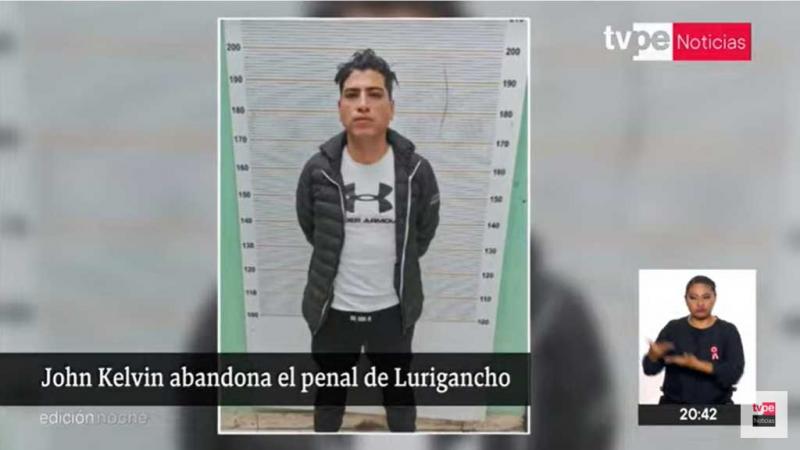 John Kelvin abandonó el penal de Lurigancho tras cese de su prisión preventiva