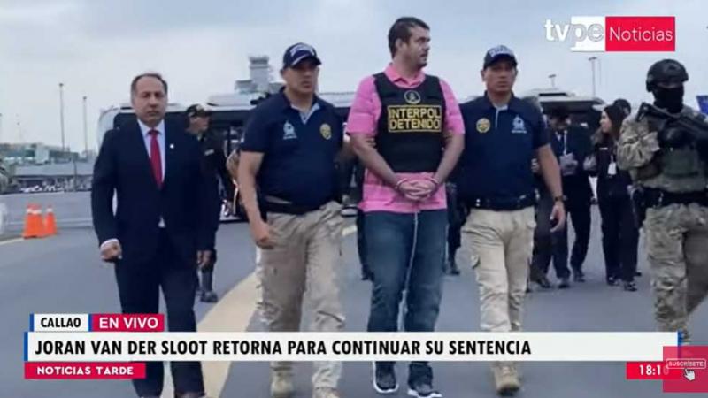 Joran Van Der Sloot  Perú  condena   penal Ancón I