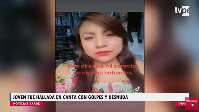 Joven desaparecida   golpeada  Canta