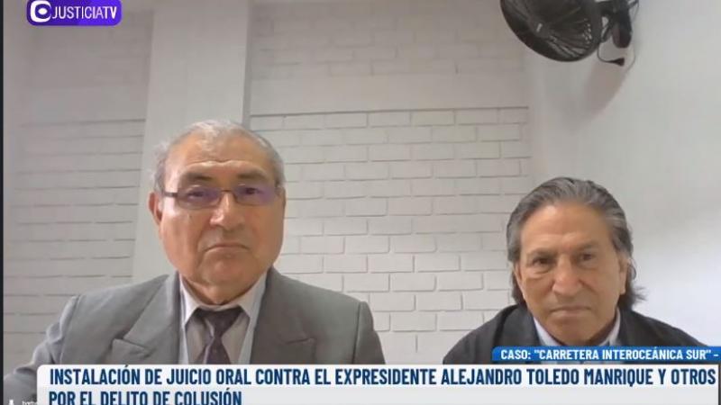 Alejandro Toledo en el juicio por caso interoceánica.