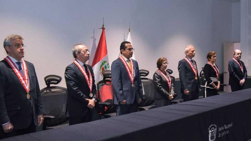 Comisión de Justicia  informe final  destituir   miembros de la JNJ