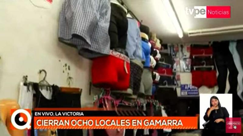 La Victoria comerciantes galería  Gamarra