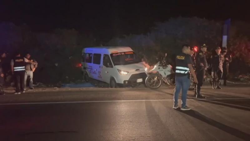 La Libertad Trujillo Delincuentes crimen robo miniván Panamericana Norte Policía Nacional