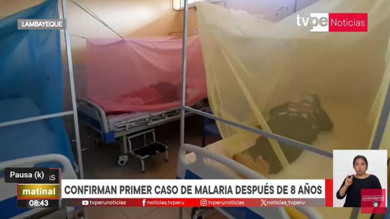 Lambayeque:  primer caso de malaria
