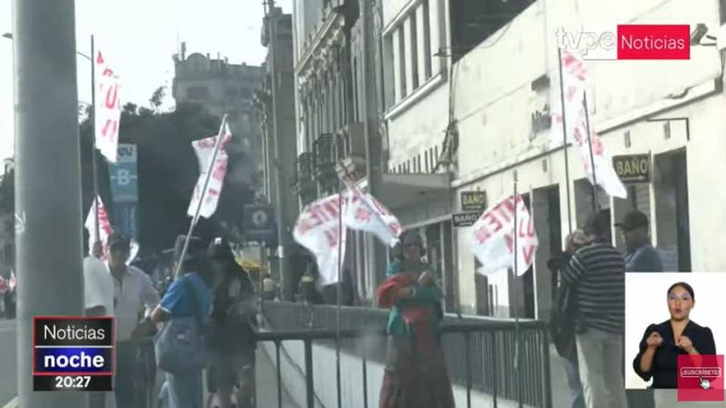 Centro de Lima   marcha   Día del Trabajo   