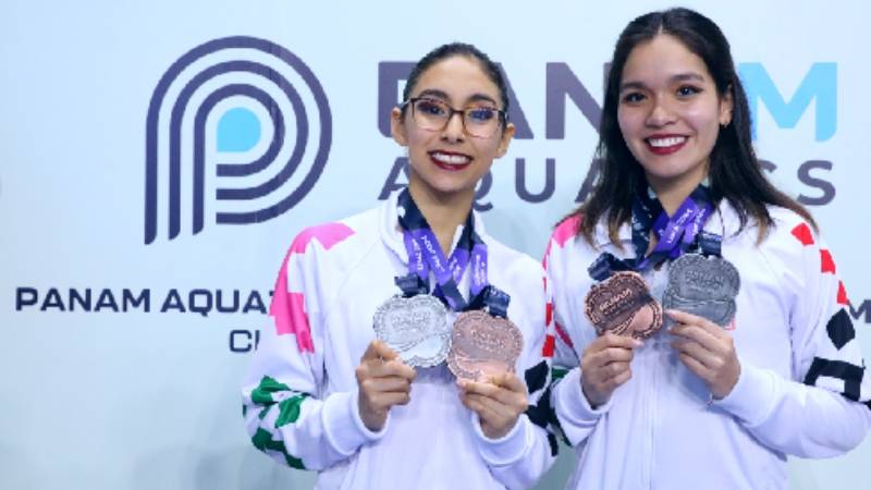 medallas natación artística 