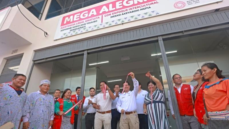 Inauguran en Pucallpa el Primer Centro Mega Alegra para la asesoría para comunidades indígenas, que contará con traductores y especialistas.
