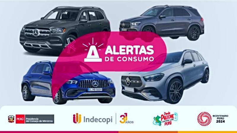 indecopi alerta de consumo consumidor mercedes benz autos