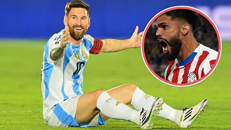 messi argentina paraguay eliminatorias 