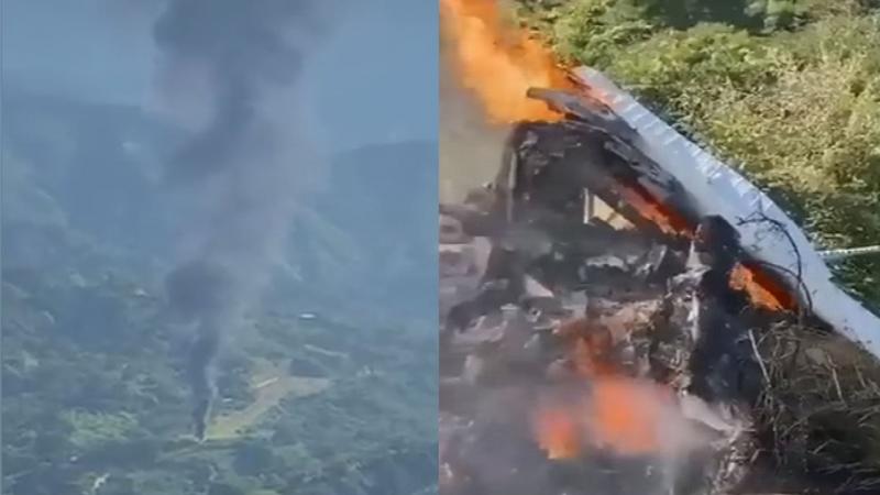 Mexico muertos avionetas Accidente aéreo