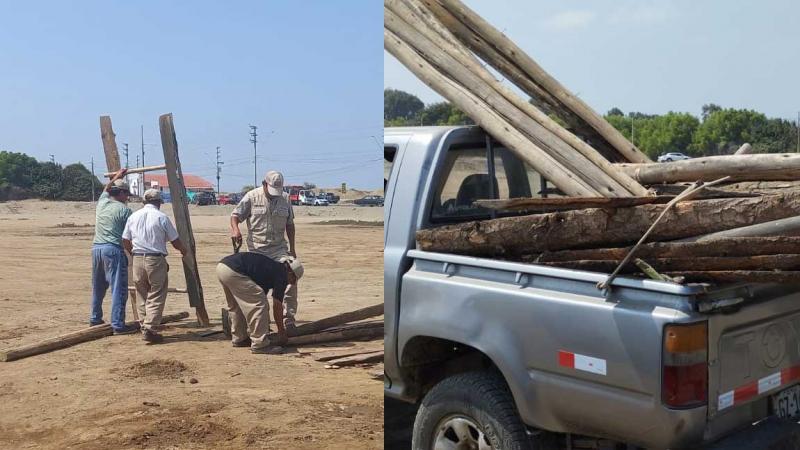 Trujillo: Mincul retira instalaciones precarias ubicadas dentro de la zona intangible de Chan Chan