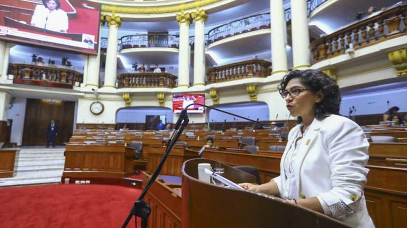 ministra de Cultura Congreso