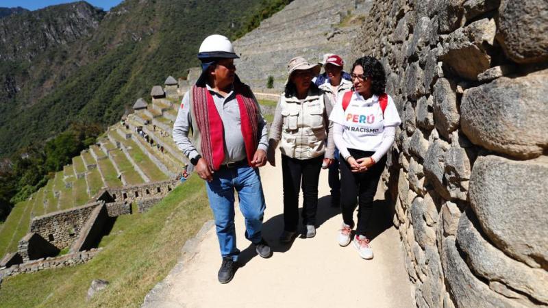Ministra de Cultura Machu Picchu Personas con discapacidad Ministerio de Cultura Leslie Urteaga