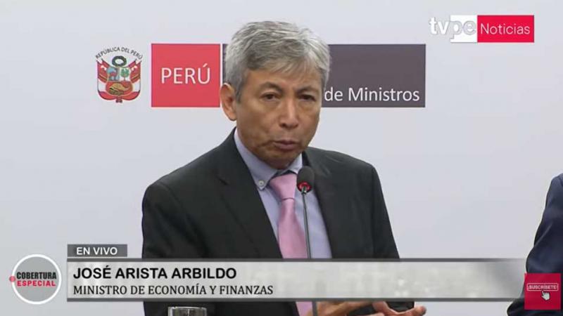 Gobierno  fondos de AFP    ministro de Economía