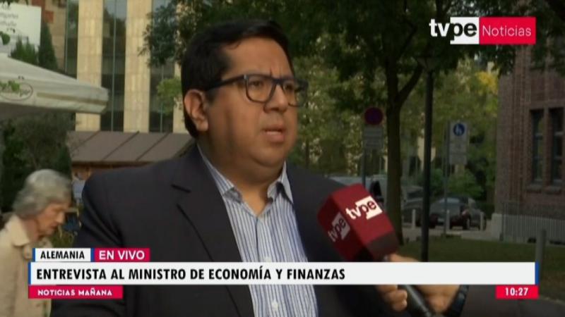 Ministro de Economía MEF Alemania Alex Contreras Ministerio de Economía y Finanzas