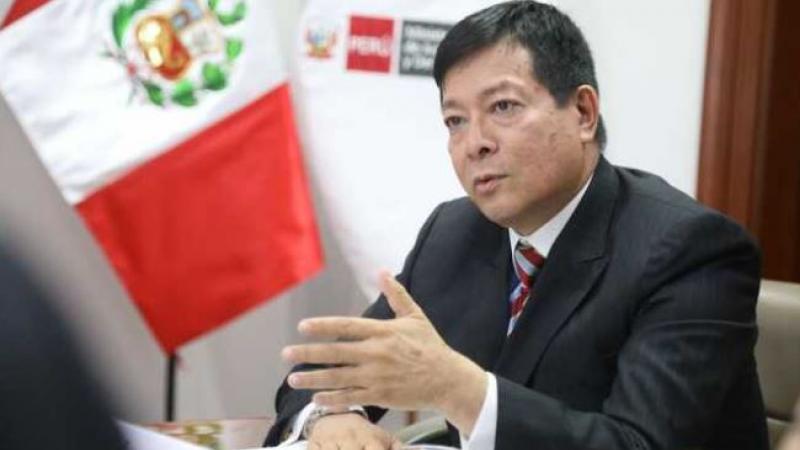 Ministro de Justicia Eduardo Arana extorsión
