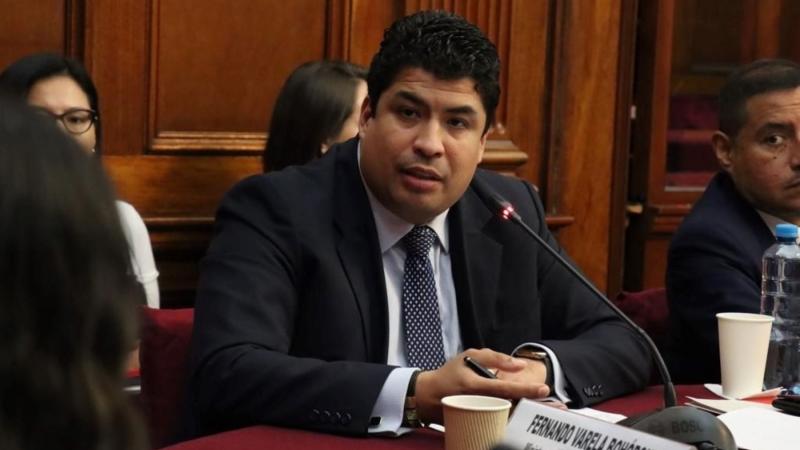 Ministro de Trabajo Fernando Varela 