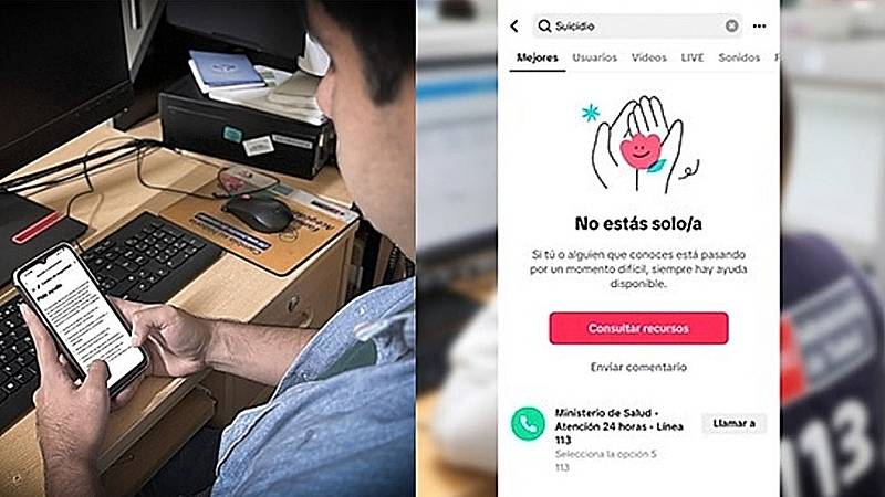 minsa tiktok suicidio linea 113