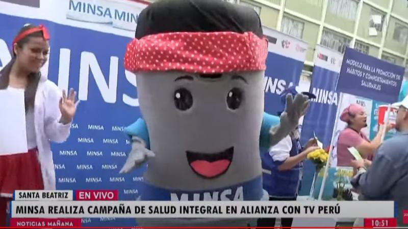 Minsa TVPerú campaña de salud Día de la canción Criolla