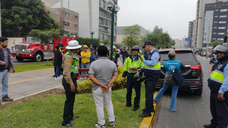 Miraflores Accidente de Tránsito Policía Nacional del Perú