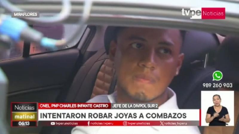 Miraflores combazos robo asalto delincuencia criminalidad Policía PNP