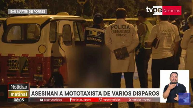 San Martín de Porres hombre  asesinado  mototaxi