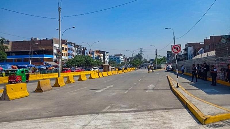 reabren tres carriles en la prolongación Javier Prado que estuvieron cerrados por obras de la Línea 2 del Metro