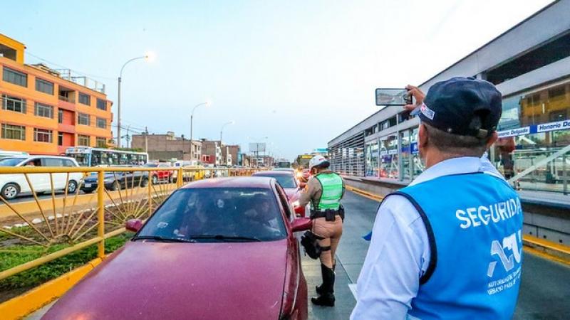 Multa ATU Metropolitano PNP Policía Nacional