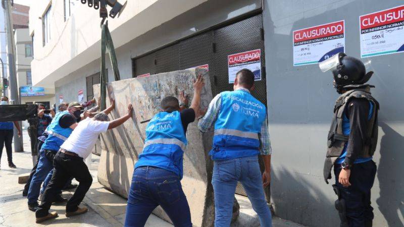 Municipalidad Metropolitana de Lima clausura casi 90 almacenes clandestinos en lo que va del 2025