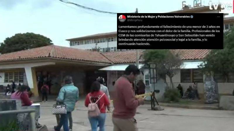 Niña de tres años murió tras haber sufrido una violación sexual