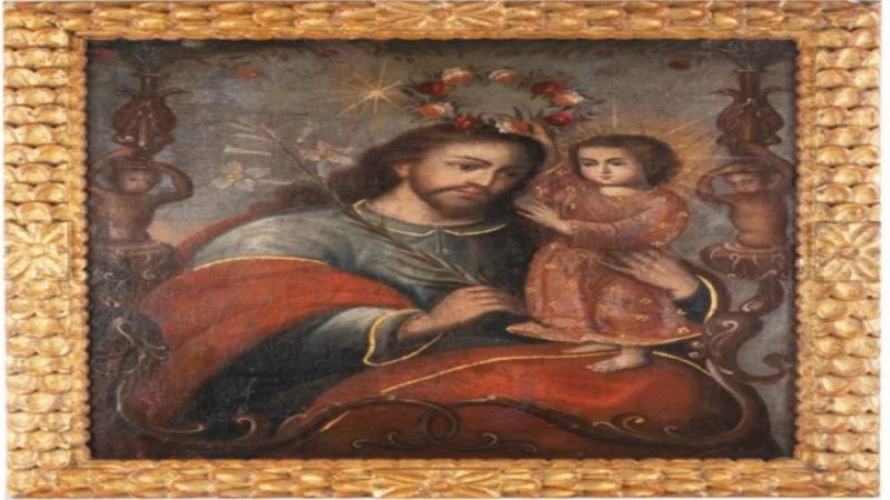 Ministerio de Cultura recuperó pintura virreinal del siglo XVII en Estados Unidos