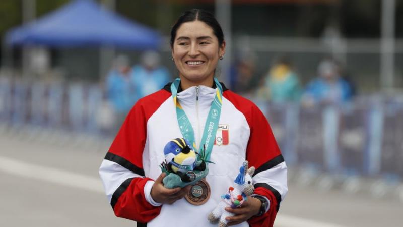 Evelyn Inga destaca en Campeonato Iberoamericano de Brasil