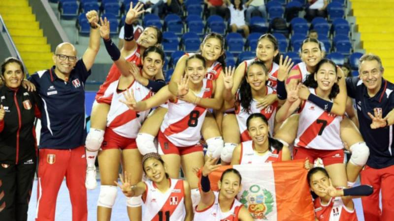 Selección de vóley gana medalla de plata en la Copa Panamericana U17