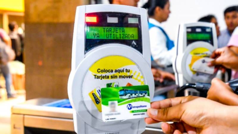 decomisan de 2270 tarjetas preferenciales en el terminal Naranjal del Metropolitano