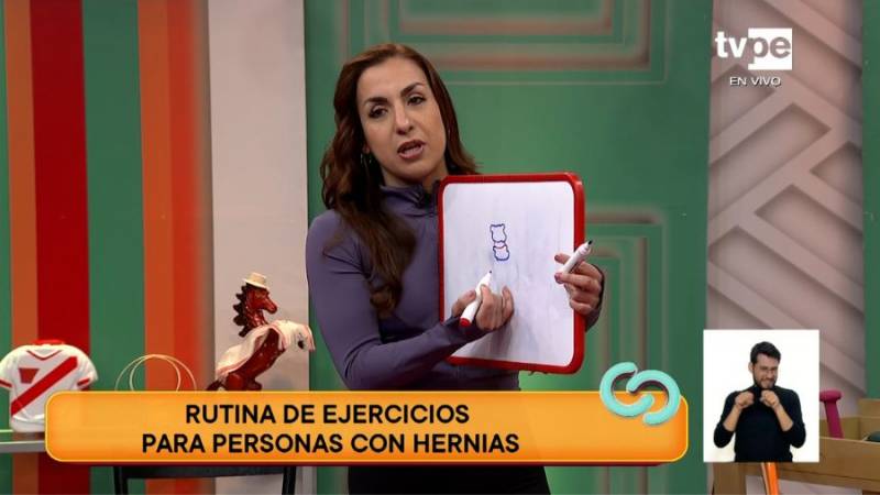 Rutina de ejercicio de hernia