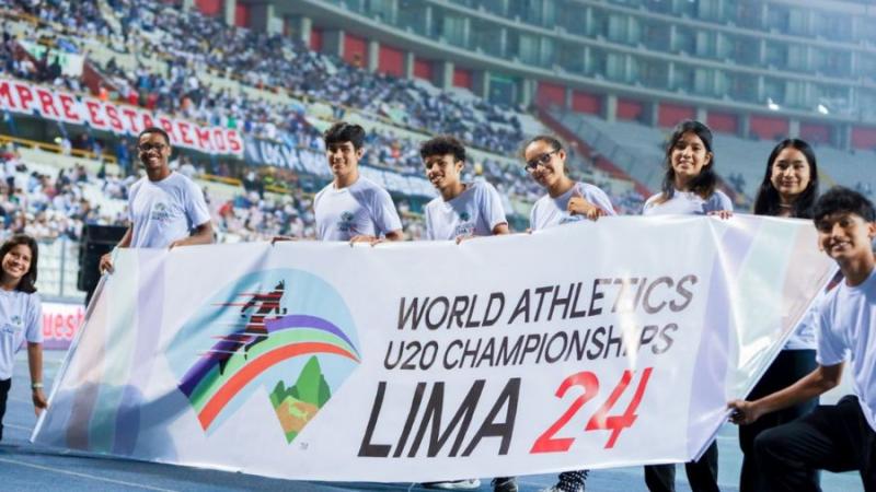 Participa como voluntario en el Mundial de Atletismo U20 Lima 2024