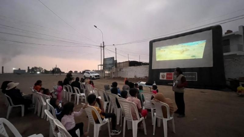 Ministerio de Cultura llevó cine peruano a los ciudadanos de Cerro Azul