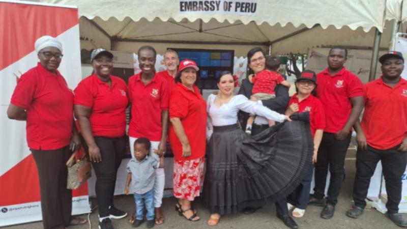 Ghana: Embajada del Perú participa de la celebración del “Diplomatic Intercultural Day”
