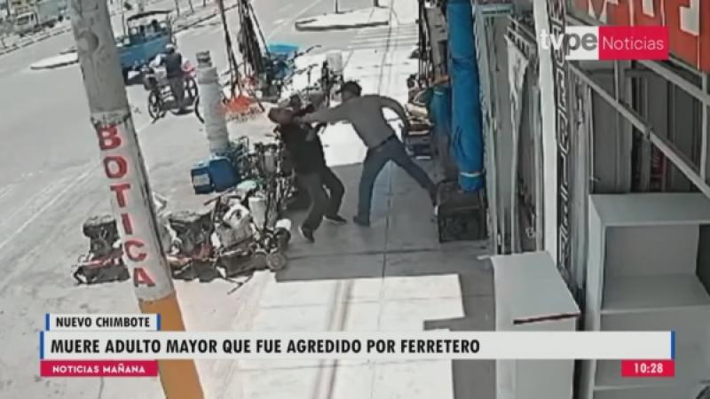 Nuevo Chimbote agresión murió adulto mayor delincuencia ferretero