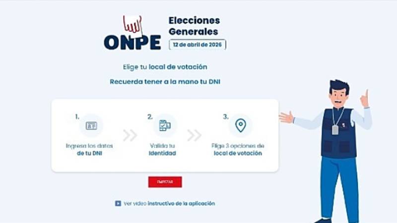 ONPE votación voto