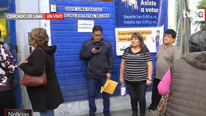 ONPE votación voto elecciones