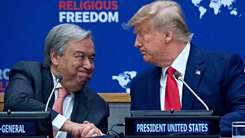 trump guterres ONU 