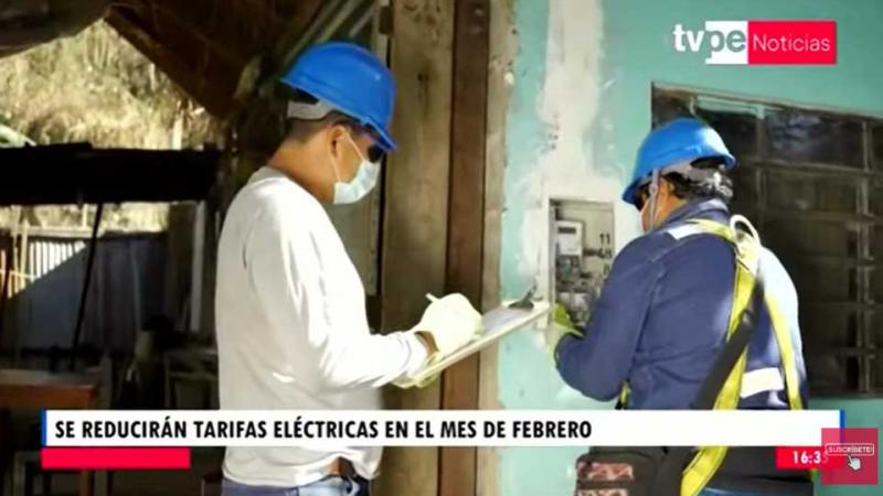 Osinergmin  recibos de luz  febrero