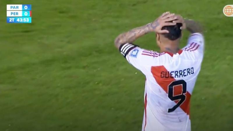 paolo guerrero perú vs paraguay