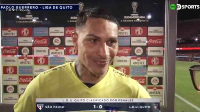 Paolo Guerrero piensa en la Selección Peruana