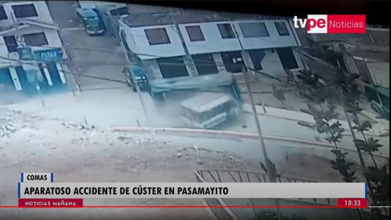 Pasamayito accidente de tránsito cúster Curva del diablo