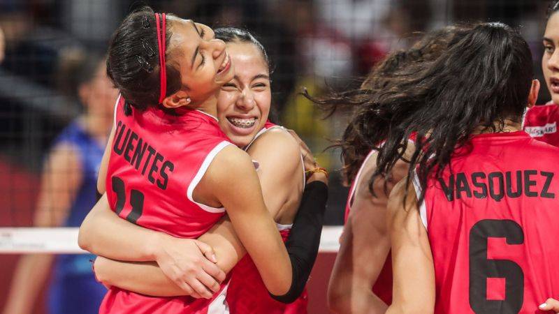 Perú venció a Argentina y avanzó a cuartos de final del Mundial de Vóley Sub 17